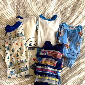 5 pairs of Long John Hanna Andersson organic PJs